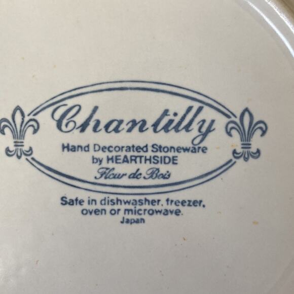 Vintage Hearthside Chantilly Fleur de Bois Salad/Dessert Plates, Set of 4 - Picture 8 of 9